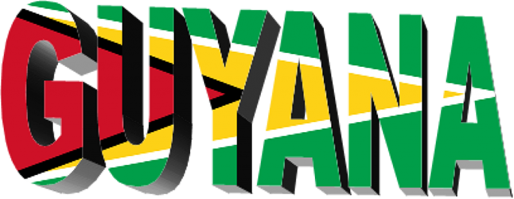 Guyana Text Flag BG