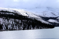 First Snow on Yukon Mountains
