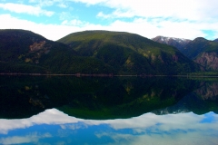 Reflection in Muncho Lake